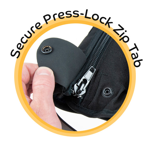 Secure Press-Lock Zip Tab - SnakeProtex Expedition